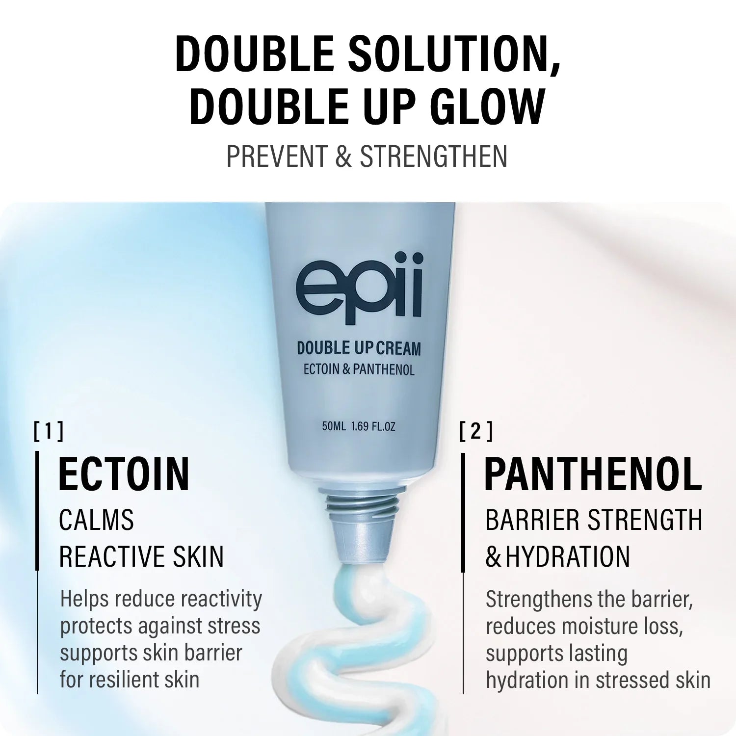 Epii Double Up Cream - Ectoin & Panthenol