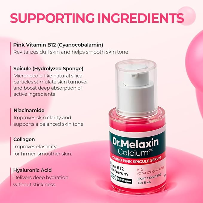 Dr. Melaxin Cemenrete Cyano Pink Spicule Serum 30ml