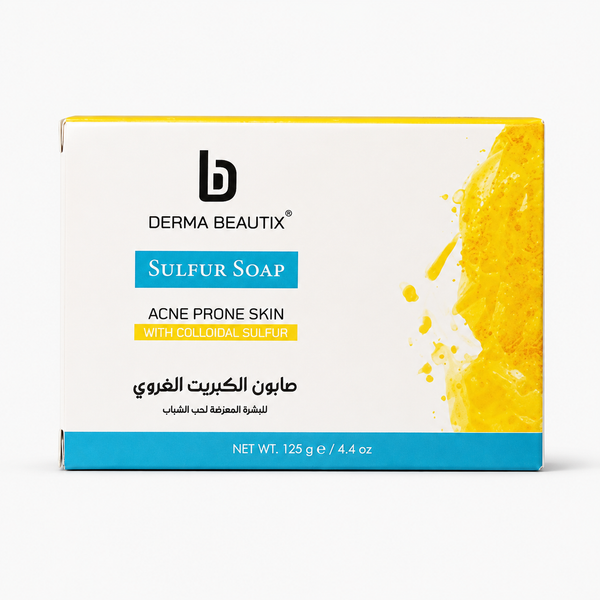 Derma Beautix Sulfur Soap – Acne Prone Skin, 125g