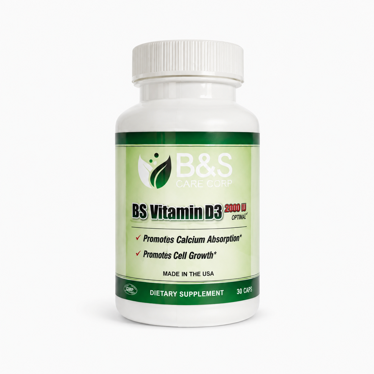 BS Vitamin D3 2000 IU Capsules – B&S Care Group
