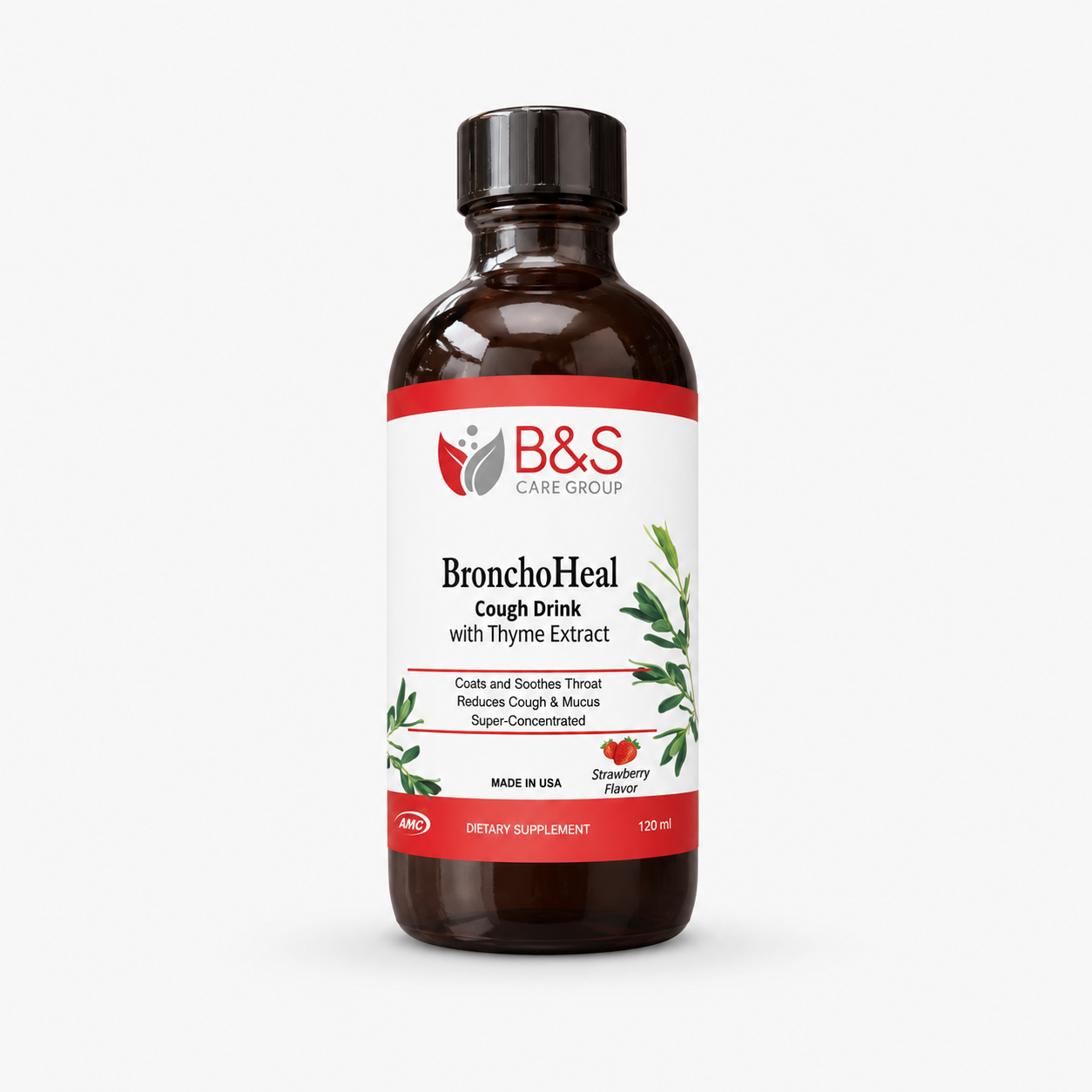 B&S BronchoHeal Cough Drink with Thyme Extract