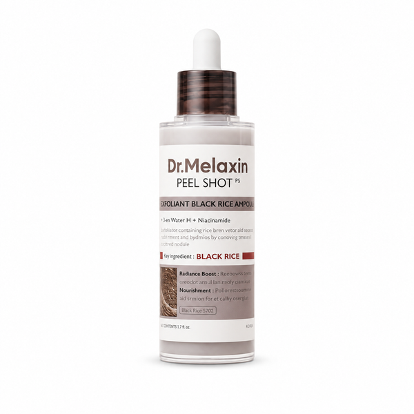 Dr. Melaxin Peel Shot Glow Black Rice Peeling Ampoule