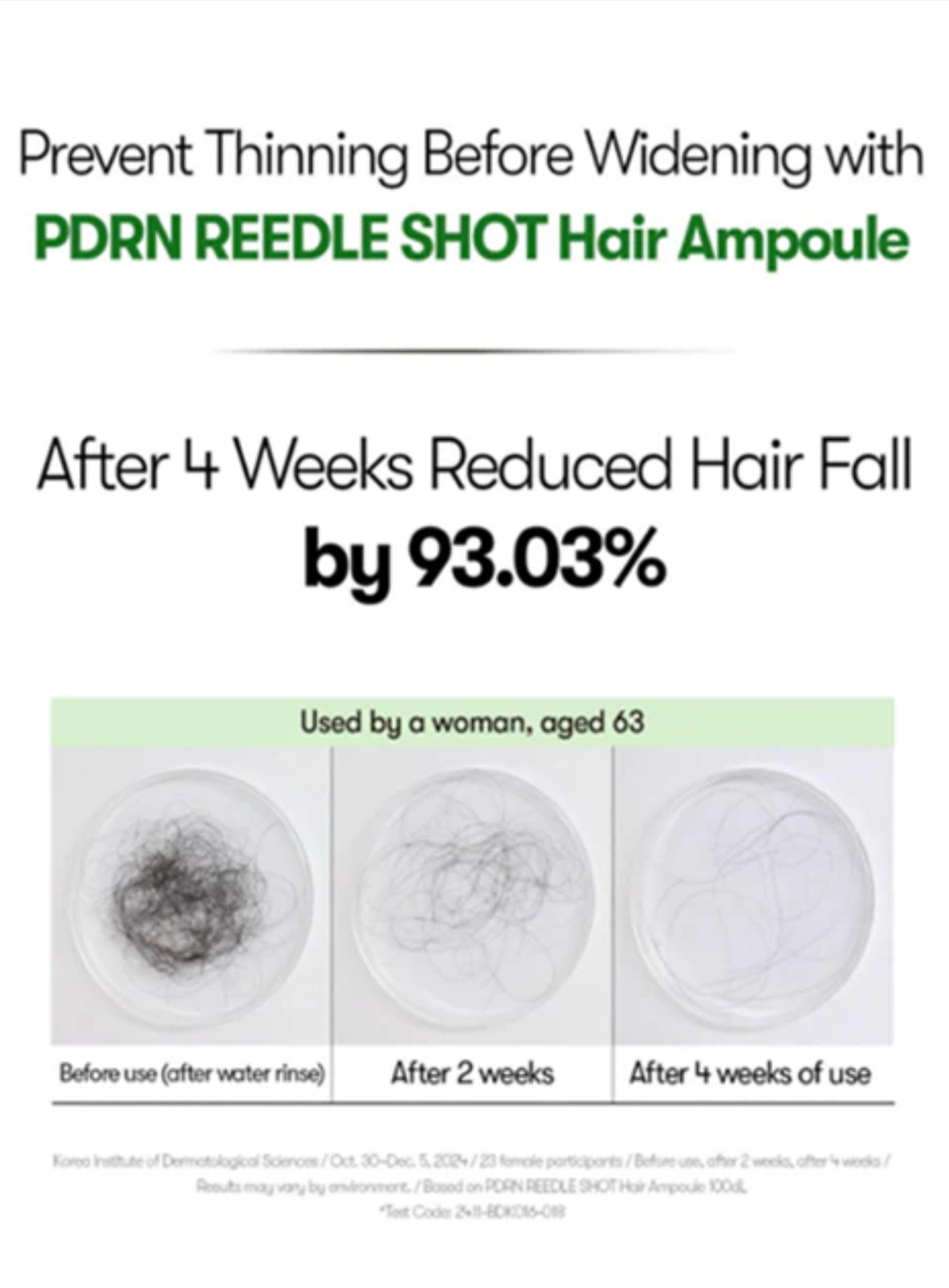 VT PDRN Reedle Shot Hair Ampoule 700dL