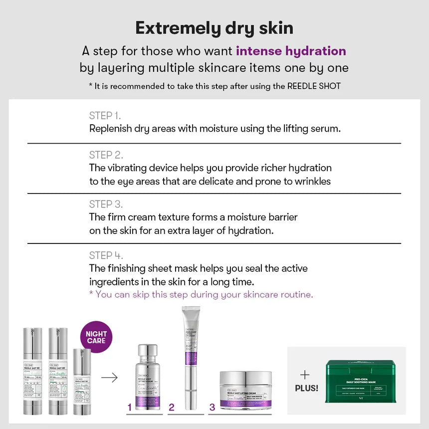 VT REEDLE SHOT LIFTING CREAM