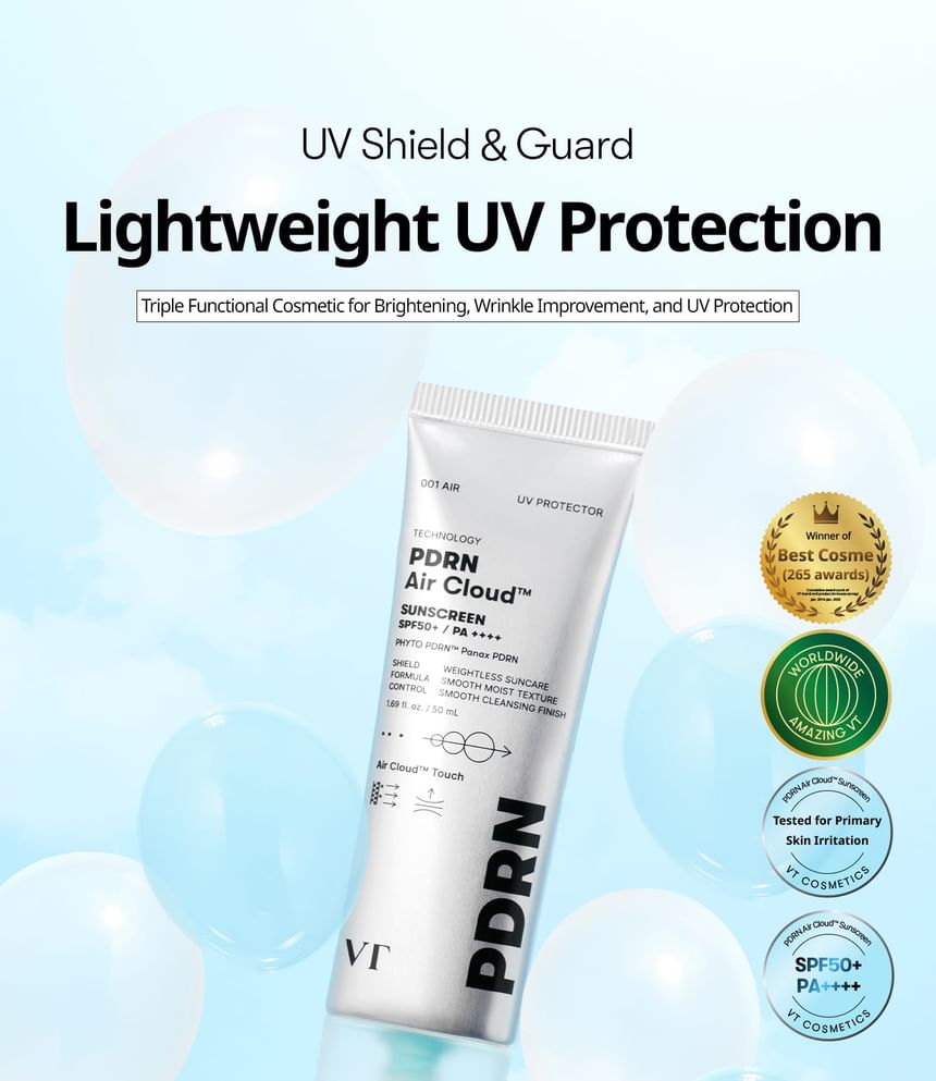 VT PDRN AIR CLOUD SUNSCREEN